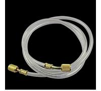 2 tappi di sistema britannici resistenti ad alta pressione, tubo di riempimento trasparente for aria condizionata, tubo flessibile refrigerante for frigorifero