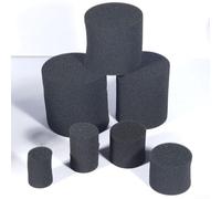 2 tappi in schiuma per altoparlanti per un'esperienza audio personalizzata e gestione dei bassi, progettati per un uso limitato dello spazio (90 x 80 mm)