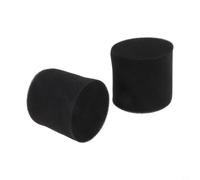 2 tappi in schiuma per porta altoparlante, diametro 35 mm x altezza 50 mm | Diametro 35 mm, altezza 50 mm, riduce il braccio dei bassi, schiuma a celle aperte, set da 2, colore nero (65 x 60)