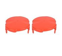 2 tappi per bobine, colore arancione, FLY060, ricambio compatibile con Flymo Contour 500XT Mini Trim, protegge il filo di taglio contro l'intasamento, tagliaerba di ricambio per attrezzi da giardino e