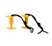 2 tappi per guinzaglio per tavola da surf con corda da surf per gambe per surf pagaie corpo durevole spina corda con slot