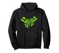 2 Tartarughe Acqua Dabbing Gesto Dab Danza Posa Cool Dancing Felpa con Cappuccio