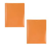 2 tasche portadocumenti a due tasche con rebbi, formato lettera, con tasca frontale trasparente e 3 rebbi, 237 x 295 mm, organizer per documenti a doppia tasca