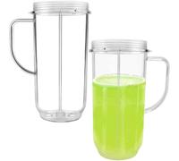 2 Tazzas di Ricambio per Frullatore Compatibili con Nutribullet Magic Bullet MB1001, 200 W, Pezzo di Ricambio Della Tazza, Magic Bullet Accessori Parti di Ricambio