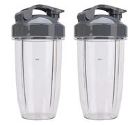 2 Tazze Alte Da 24 OZ Con Coperchio Ribaltabile, Compatibili Con Nutribullet, Frullatore, Frullatore, Spremiagrumi Da 600 W, 900 W, NB-101B, Serie 900 Pro