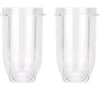 2 tazze di ricambio per Magic Bullet parti di ricambio 16 once frullatore tazze Jar compatibile con 250W Magic Bullet MB1001 Series Juicer Mixer