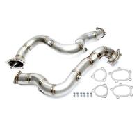 2-teilige Downpipe 2,75 " / 70mm per Audi A6 S6/RS6 4G A7 S7/RS7 4GA A8 S8 4H