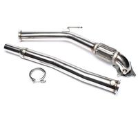 2-teilige Tubo Turbina Inox per Audi A3 8P Tt 8J Seat 5P Skoda 1Z 3T VW 1K TFSI