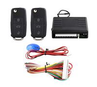 2 telecomandi con chiave a scomparsa entrata keyless sistema con telecomando serratura sblocca, DC12v con telecomando bagagliaio rilascio & finestrino avvolgibile uscita