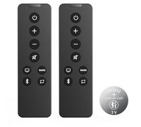 2 telecomandi di ricambio per Bose Solo 5 10 15 Sound Bar, compatibile con Bose Solo 5 10 15 Series II TV Sound System 410376 418775 431974 845194 740928-1120 838309-1100