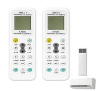 2 telecomandi universali per condizionatori d'aria K-1028E per oltre 1000 marche, compatibili con LG, Gree, Midea, Toshiba, Haier, Samsung e altro ancora, come ricambio per controller A/C persi o