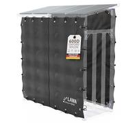 2 teloni per scaffalatura per legna da ardere con chiusura lampo