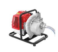 2 Tempi Alta Efficienza Pompa Acqua Pompa Portatile Singolo Cilindro Pompa Motore Benzina Stagno Pompa Giardino Raffreddato Ad Aria Pompa Acqua Pompa Di Aspirazione A Lungo Termine E Risparmio