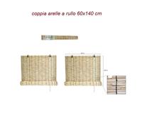 2 tende a rullo per finestra infissi arella in bambu casa mare camping parasole
