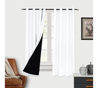 2 tende oscuranti per camera da letto, isolamento termico, con occhielli, blocco della luce, risparmio energetico, 358 cm di larghezza x 178 cm di altezza, ideali per privacy e riduzione del rumore