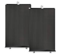 2 Tendine Parasole Auto a Rullo con ventose Protezione UV in PVC, 58x125Cm -1358