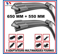 2 Tergicristallo Piatto Lunghezza 650Mm+550Mm Anteriore Pinze per BOXER