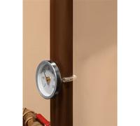 2 Termometri per tubi in acciaio inox per monitoraggio temperatura tubi riscalda