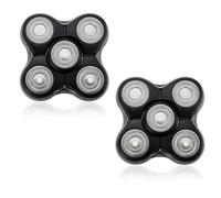 2 testine di ricambio compatibili con Remington Balder Pro RX5 | Compatibile con rasoi Remington Balder Pro RX5/XR7000/XR1501/XR1500, lame di ricambio per rasoio elettrico