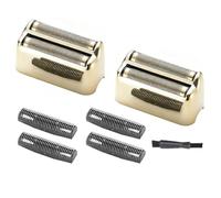 2 testine per rasoio e 4 doppie lamine con 1 pennello, compatibili con rasoio BaByliss PRO a doppia lamina, rasoio BaBylissPRO FXFS2, testina di ricambio per rasoio