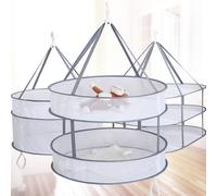 2 -Tiers Stendibiancheria 3 Ripiani Per Maglioni Rete Asciugatura Intima