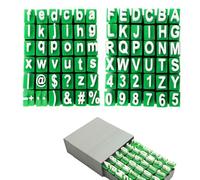 2 Timbri Lettere Alfabeto, FORMVERSITY Timbri per Argilla Stencil Lettere, Timbro per Scrivere su ceramica Alfabet, Stampini lettere, Set Di timbri Dell'Alfabeto per Argilla e Ceramica (a-z E A-Z)