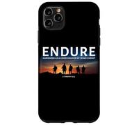 2 Timothy 2:3 Endure Hardness as a Good Soldier of Christ Custodia per iPhone 11 Pro Max