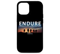 2 Timothy 2:3 Endure Hardness as a Good Soldier of Christ Custodia per iPhone 12/12 Pro