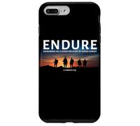 2 Timothy 2:3 Endure Hardness as a Good Soldier of Christ Custodia per iPhone 7 Plus/8 Plus