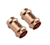 2 tings con pressatura a V per applicazioni di refrigerazione e pompe di calore, progettate per ridurre i tempi di installazione e mantenere connessioni forti e resistenti alle perdite (4 punti)