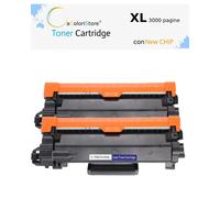 2 TN2510XL toner compatibile per Brother MFC-L2860DW MFC-L2835DW MFC-L2827DWXL