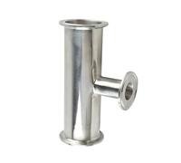 2" to 1.5" Tri Clamp Reducer Tee, 51mm to 25/38mm Pipe OD, SS304 Stainless Steel Sanitary Fitting(Pipe OD 51mm to 38mm,SUS304)