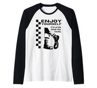 2 Tone Ska Enjoy Yourself, It's Later Than You Think Maglia con Maniche Raglan
