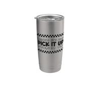2 Tone Ska Pick It Up Bicchiere termico in acciaio inox doppia parete