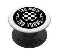 2 Tone Ska Too Much Too Young PopSockets PopGrip Adesivo