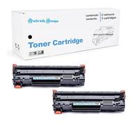 2 Toner Compatibili con Canon CRG-737 2400K - Marca - 【Outlet della Stampa 】Compatibili con Canon I-Sensys LBP151dw, MF211, 212, 216, 220, 226, 227, 229, 230, 231, 232, 236, 237, 240, 244, 247, 249