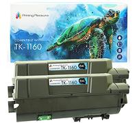 2 Toner Compatibili TK1160 Cartucce Laser per Kyocera ECOSYS P2040dn P2040dw - Nero, Alta Resa (7.200 Pagine)