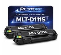 2 Toner MLT-D111S Sostituzione Compatibile per Samsung D111S MLT-D111L Toner per Xpress m2026W m2026 m2070FW M2070 m2070W m2070F m2020 M2020W m2021 M2021W m2022 m2022W m2071 m2071W m2078W