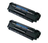 2 TONER PER HP 1010 1012 1015 1018 1020 1022 3015 3020 3030 3050 3052 Q2612A 12