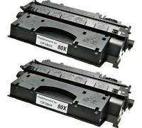 2 TONER PER HP LASER PRO 400 MFP M401DNE M425DN M425DW CF280X 80X CARTUCCE NUOVE
