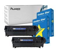 2 TONER Q2612A 12A PER HP LASERJET 1010 1012 1015 1018 1020 3000 3015 + 2 RISME