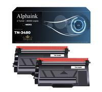 2 TONER TN-3480 COMPATIBILI PER BROTHER L5500DN L6600DW HL L6400 L6300DW L6250D