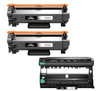 2 toner TN2420 TN2410 e 1 tamburo DR2400 compatibili per Brother Toner TN-2420 TN2410 TN-2410 per Brother MFC L2710DW HL-L2350DW MFC-L2710DN HL-2310D DCP-L2530DW MFC-L2730DW (30DW Giallo)