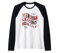 2 Toni Ska Merry Skankin Natale Maglia con Maniche Raglan