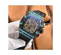 (2)Top AA Lusso Lusso Orologio da uomo Richard marca Fly back Time Ceramica bianca multifunzionale