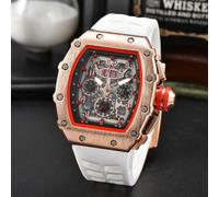 (2) Top luxury AAA high-quality men's watch Automatic 6-pin running second function Mechanical sense RM Luminous men's watch