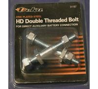 2 Top Post Batteria Doppio Filettato Terminal Bulloni 5/16-18 " Per Aggiungere A