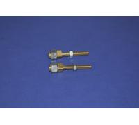 2 Top Post Batteria Terminal Ottone Bulloni 1/4-20 X 1 5/8 " Per Aggiungere Su