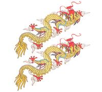 2 toppe per vestiti drago toppe termoadesive compatte toppe per