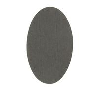 2 Toppe scamosciate. Termoadesive da stirare. Ideali per pantaloni o giacche, camicie. 16 x 10 cm. (Grigio)